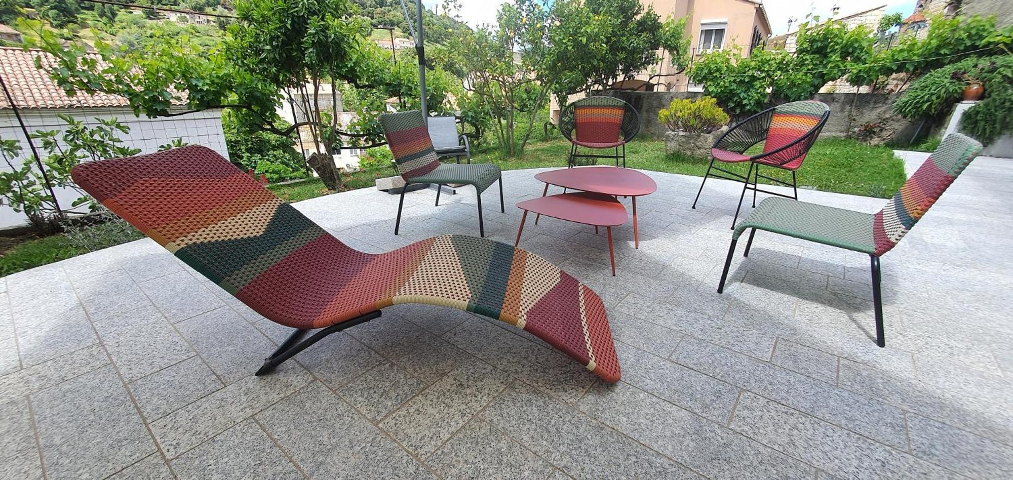Charmant appartement en Rez de jardin Sartène Extérieur photo